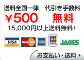 お支払方法・送料