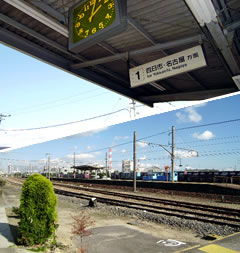 最寄り駅の関西本線南四日市駅