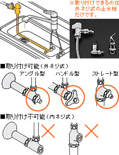 TOTO食器洗い乾燥機用分岐水栓【販売終了品】