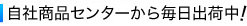 自社商品センターから毎日出荷中!
