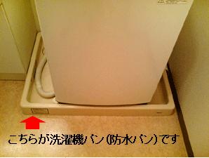 洗濯機パン