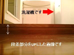 入口との段差