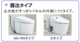 露出タイプイメージ