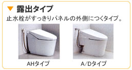 露出タイプイメージ