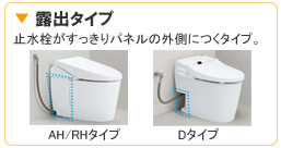 露出タイプイメージ