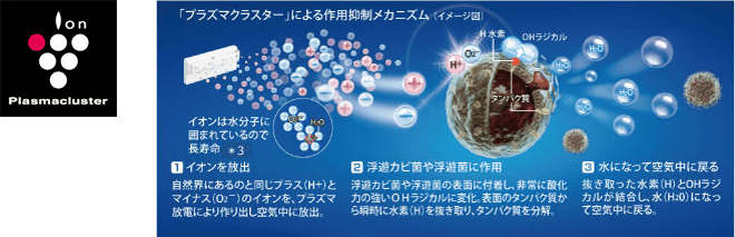 プラズマクラスター カビ菌抑制効果の検証