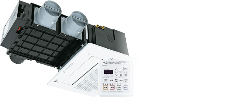 24時間換気&エコ乾燥搭載の開口が小さいコンパクトタイプ! ノーリツ BDV-3306AUKNSC-J3-BL