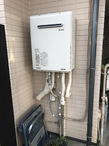 東京都狛江市｜リンナイ給湯器の施工事例