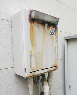 給湯器施工前
