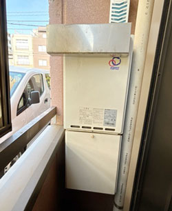 給湯器施工前