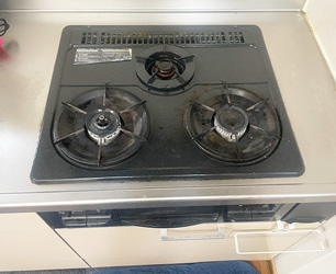 施工前：ガスコンロ