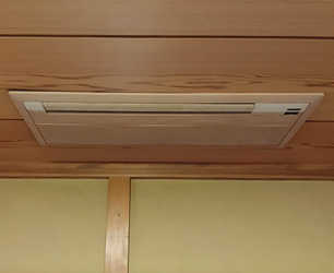 天カセ施工前
