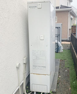 施工前：エコキュート 