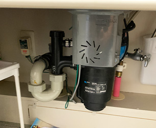 施工前：ディスポーザー