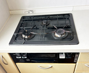 施工前：ガスコンロ