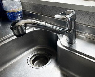 キッチン水栓施工前