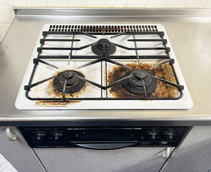 交換前　コンロ