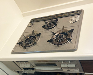 施工前：ガスコンロ