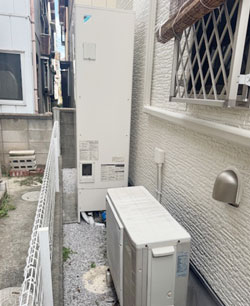 施工前：エコキュート 