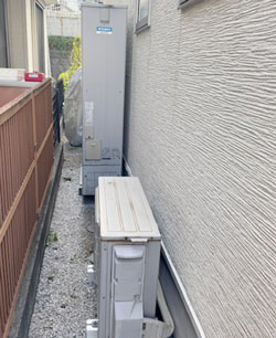 施工前:エコキュート