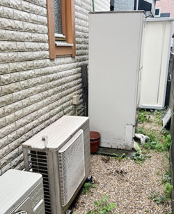 エコキュート施工前