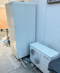 施工前：エコキュート 