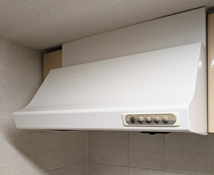 施工前:レンジフード