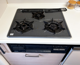 施工前：ガスコンロ