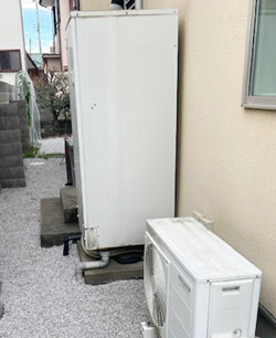 施工前：エコキュート 