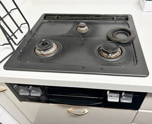 施工前ガスコンロ