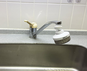 キッチン水栓 施工前