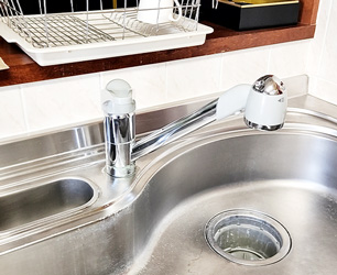 キッチン水栓施工前