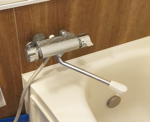 交換前　浴室水栓