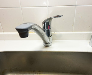 施工前：洗面水栓 