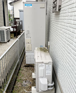 施工前:エコキュート