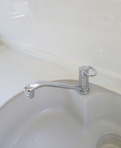 交換前　キッチン水栓