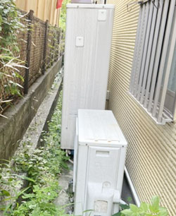 施工前:エコキュート