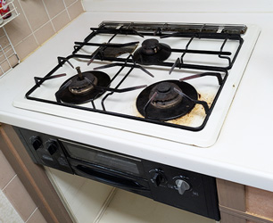 施工前:ガスコンロ