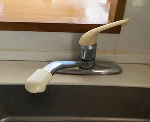 キッチン水栓施工前