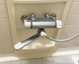 交換前　浴室水栓