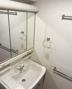 交換前　洗面台 