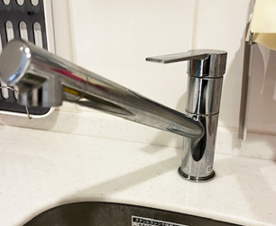 キッチン水栓施工前