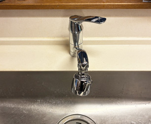 キッチン水栓施工前