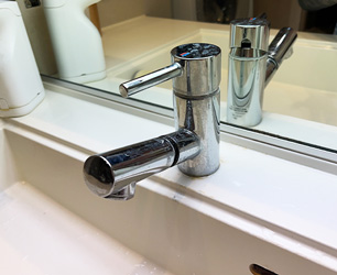 施工前：浴室用シャワー水栓 