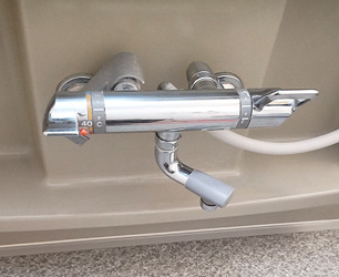 施工前：浴室用シャワー水栓 