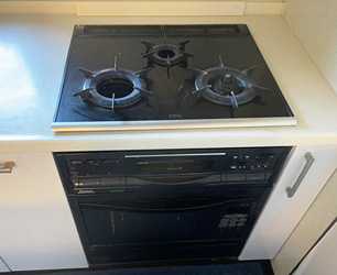 交換前:IHと電気オーブン