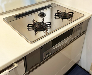 施工前ガスコンロ