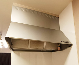 施工前：レンジフード