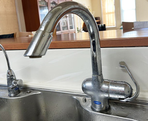 キッチン水栓施工前