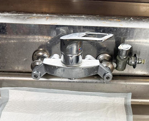 交換前　キッチン水栓